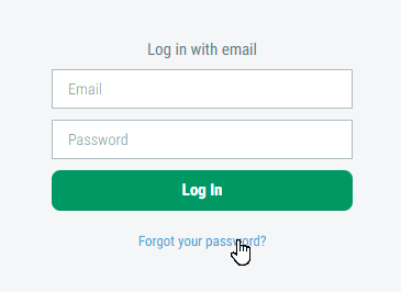 Image of Forgot your Password link