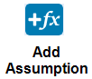 Image of the button to add an assumption
